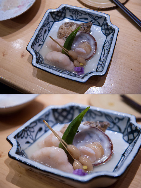 [美食]結合法式手法的日式創意懷石-錦壽司日本料理。